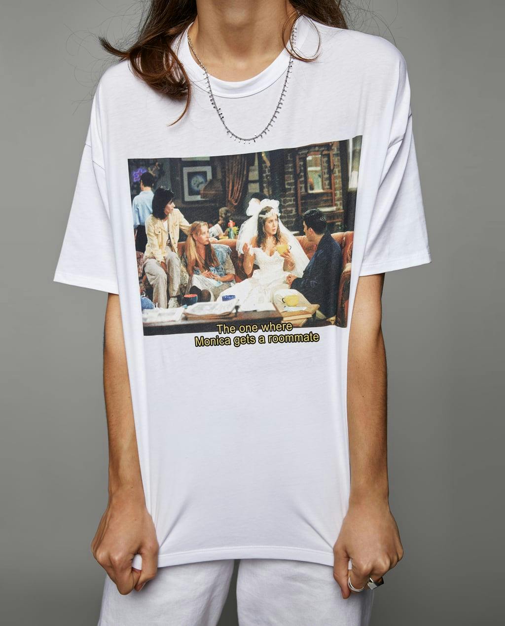 Friends t store shirt zara